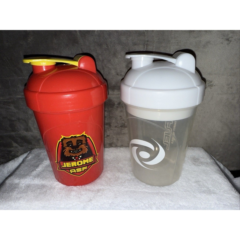G Fuel Shaker Winter White & Jerome Asf GFuel Shaker‎ Cups 16 Oz